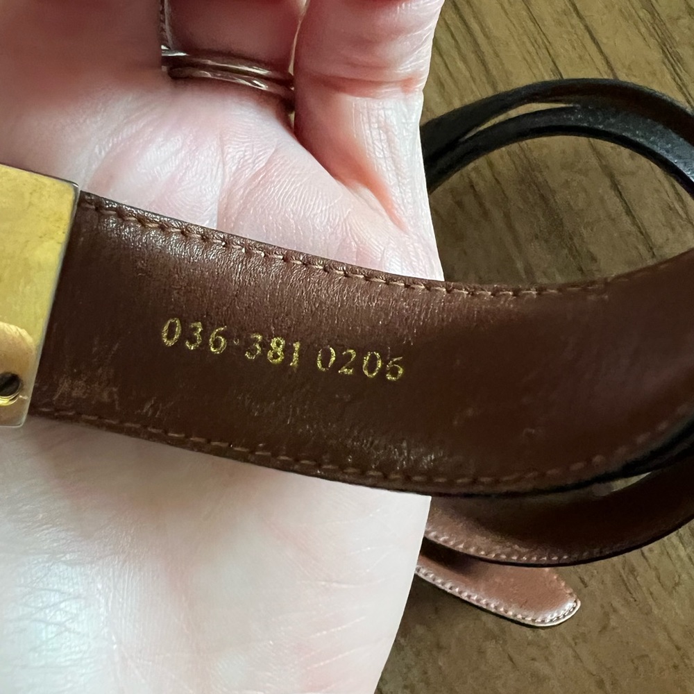 Men’s two tone Gucci belt - Picture 5 of 5